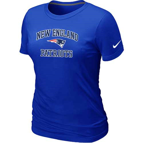 Nike New England Patriots Women's Heart & Soul NFL T-Shirt - Blue